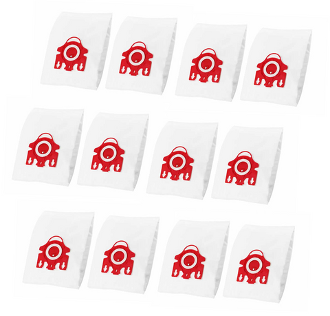 Replacement Miele FJM Vacuum Bags 12PCS, AirClean 3D Efficiency Vacuum Cleaner Dust Bags