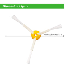 Replacement iRobot Roomba 690 650 Spinning Side Brushes, Replenishment Roomba Parts Fit with iRobot Roomba 671 680 770 780 790 595 560 550 Robotic Vacuum