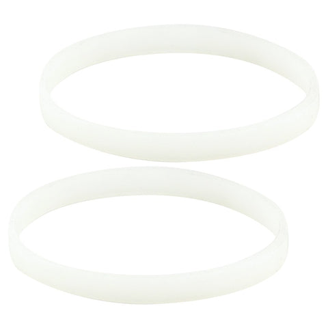 2 Pack White Gasket Rubber Sealing O-Ring Replacement Part for Nutri Ninja Auto-iQ Blenders BL480 BL681A BL682 BL640