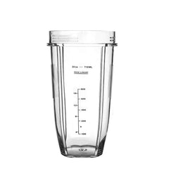 NUTRI NINJA 24 OZ CUP WITH SIP AND SEAL LID AND EXTRACTOR BLADE REPLACEMENT COMBO FITS Nutri Ninja Blender Auto iQ BL450-70 BL451-70 BL454-70 BL455-70 BL482-70