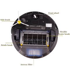 Replacement For iRobot Roomba 690 650 645 770 790 780 Parts, Compatible with iRobot Roomba 600 700 Series Vacuum Cleaner Accessories (Front Wheel,Filter,Bristle brush,Armed Brushes)