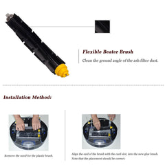 15Packs Replacement iRobot Roomba Parts Brushes Filters Compatible with Roomba 690, 650,620,630,770 Vacuum Cleaner Accessories