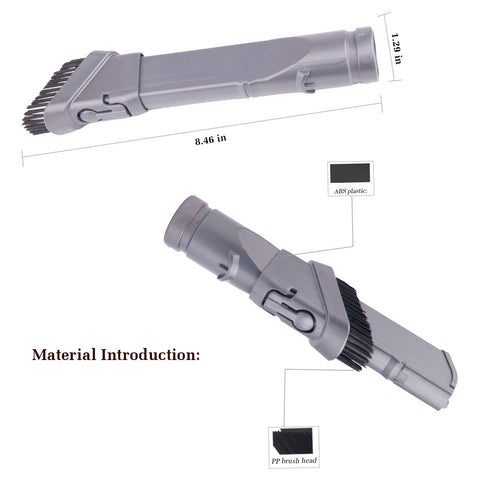 Combination Brush Replacement Dyson Attachments, Compatibel with Dyson V6 DC35 DC44 DC59 DC62 DC08, 7 Packs Fit Dyson Handheld Vacuum Parts