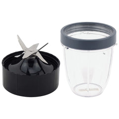 18 oz short cup with lip ring extractor blade for nutribullet lean nb 203 1200w blender