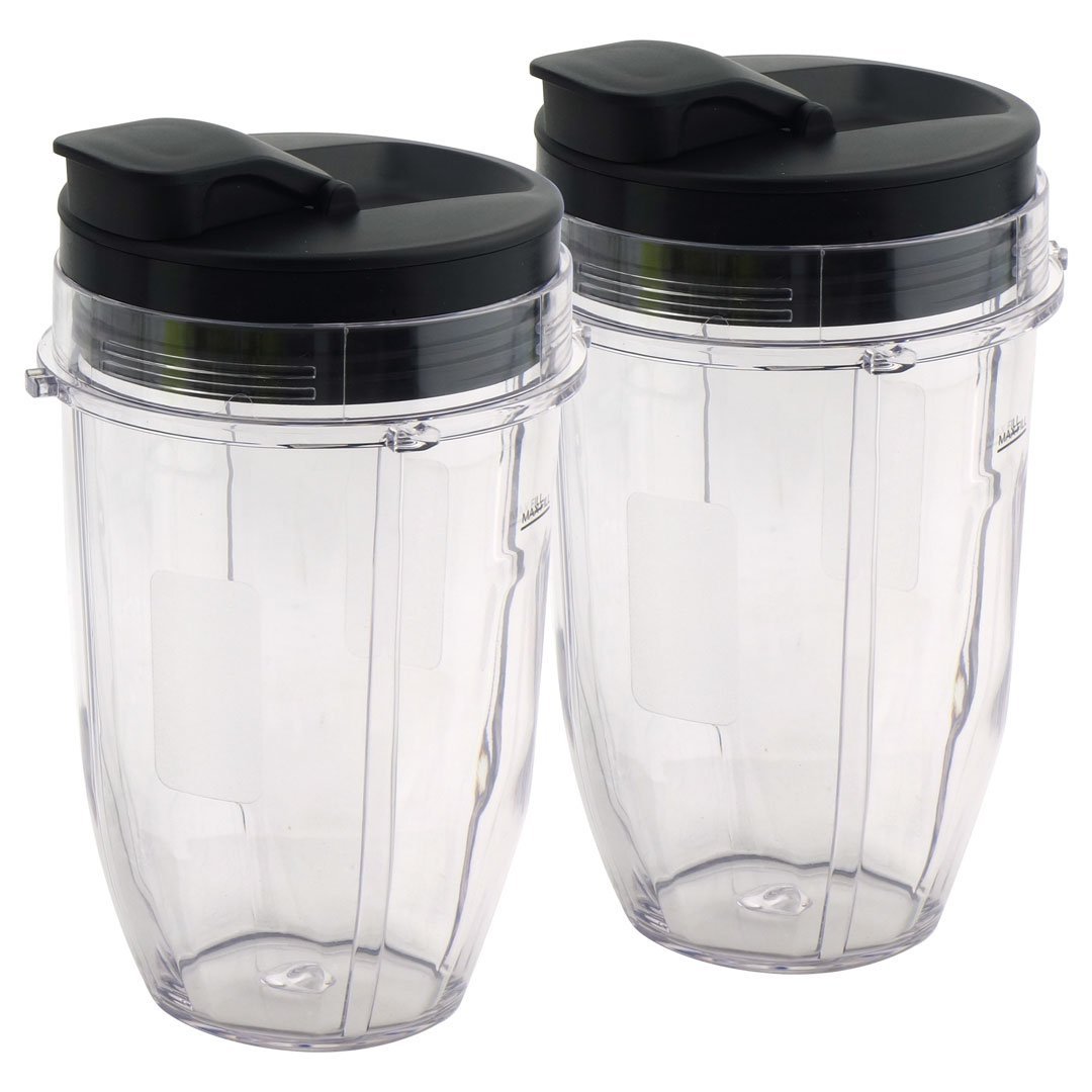 2 pack 18 oz cups with spout lids replacement for nutri ninja blendmax duo with auto iq boost parts 427kku450 528kkun100