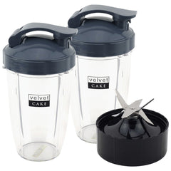 2 pack 24 oz tall cups with flip to go lids extractor blade for nutribullet lean nb 203 1200w blender