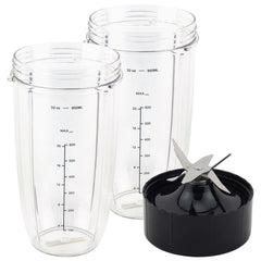 2 pack 32 oz colossal cups extractor blade for nutribullet lean nb 203 1200w blender