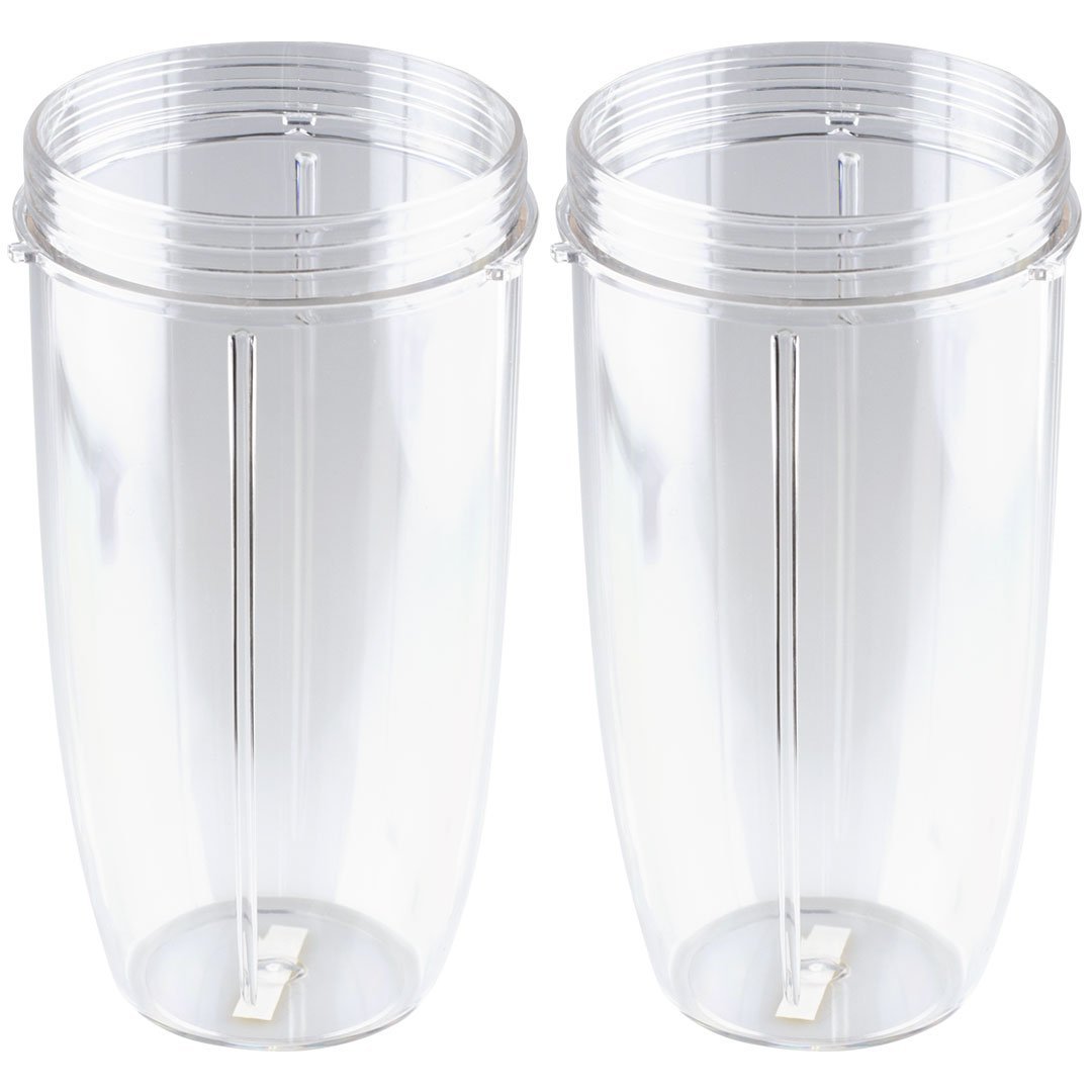 2 Pack 24 oz Smoothie Cup with To-Go Lid Replacement Part Compatible with Oster Pro 1200 Blender
