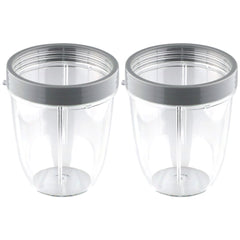 2 pack nutribullet 18 oz short cup with lip ring