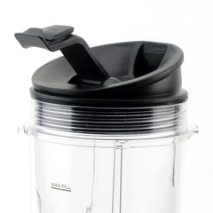 3 nutri ninja 24 oz cups with sip seal lids and 1 extractor blade replacement combo 483kku486 408kku641 409kku641