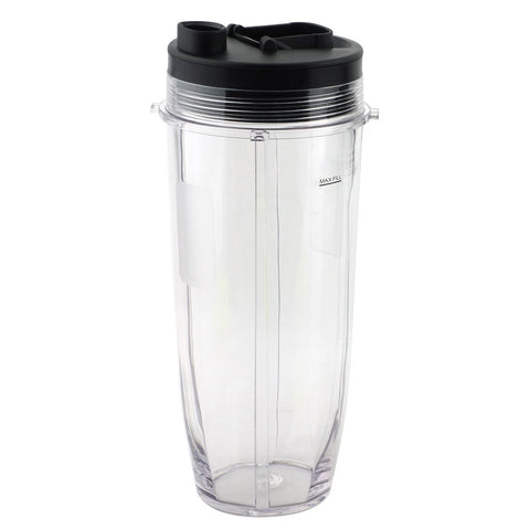 32 oz cup with spout lid replacement for nutri ninja blendmax duo with auto iq boost parts 407kku641 528kkun100