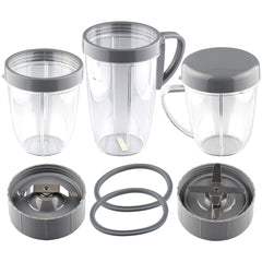 nutribullet 18 oz 24 oz cups extractor and milling blades 2 gaskets combo