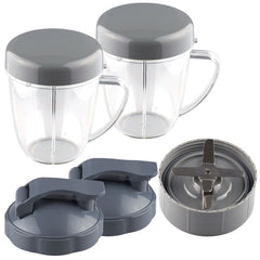 nutribullet extractor blade 2 18 oz handled short cups with re sealable lids and flip to go lids