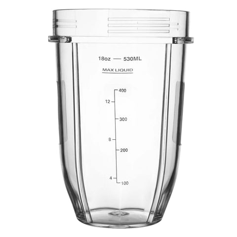 Nutri Ninja 18 oz Cup Replacement Fits Belnder Models BL486CO, BL487, BL487A, BL488W, BL490, BL491, BL492, BL492W