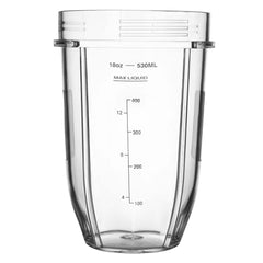 Nutri Ninja 18 oz Cup Replacement Fits Belnder Models BL486CO, BL487, BL487A, BL488W, BL490, BL491, BL492, BL492W